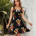 thumbnail image 7 of Keydets-VMI Sleeveless Dress Women Summer Evening Dresses Ladies Sundress, 7 of 7