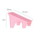 thumbnail image 4 of Shoe Stacker Double Layers Space Saving Durable PP Simple Design Tidy Orderly Storage Shoe Slots for Home Office HotelPink, 4 of 4
