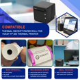 thumbnail image 4 of Vonlyst Thermal Printer Paper Roll for Toast TP200 Receipt Printer Point of Sale (06 rolls), 4 of 6