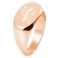thumbnail image 1 of Sterling Silver I Will Always Love You Engraved Oval Flat Top Polished Ring, 1 of 1
