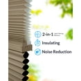 thumbnail image 5 of Chicology Day and Night Cordless Cellular Shade, Khaki Grey - 68.5"W x 72"H, 5 of 7