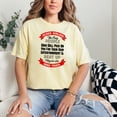 thumbnail image 2 of Humorous Older Sibling Who Will Pick On You Quote Family, Butter Comfort Colors T-Shirt, Large, 2 of 3