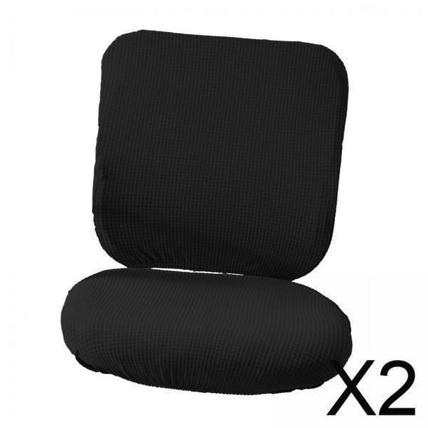 Funda para asiento de oficina,funda para asiento de silla de escritorio funda de cojín para silla de oficina,funda elástica para asiento de silla de oficina de 2 piezas,funda para silla de