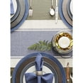 thumbnail image 5 of DII French Blue Floral Woven Round Placemat Set/6, 5 of 10