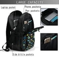thumbnail image 4 of Fuzoiu Dinosaur Print USB Backpack with Charging Port,Laptop Backpack,Business Travel Durable Laptops Backpack, for School, Work, Travel & Outdoor Activities, 4 of 7