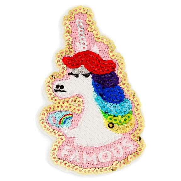Disney Parks Inside Out Rainbow Unicorn Patched New