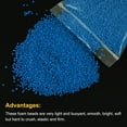 thumbnail image 3 of Uxcell Lightweight Foam Beads Foam Balls for DIY Dolls Filling Party Decoration 1 Pack Lake Blue 2-3mm, 3 of 7
