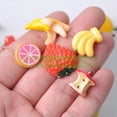 thumbnail image 4 of U8MO 30pcs Random Mixed Food Fruit Dessert Candy Resin Flatback Cabochons DIY-#D, 4 of 9