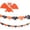 A, variant on Halloween Banner 3D Black Orange Spider Paper Garland Halloween Party Decorations Indoor Outdoor Bar Haunted House Mantel Wall Halloween Decor