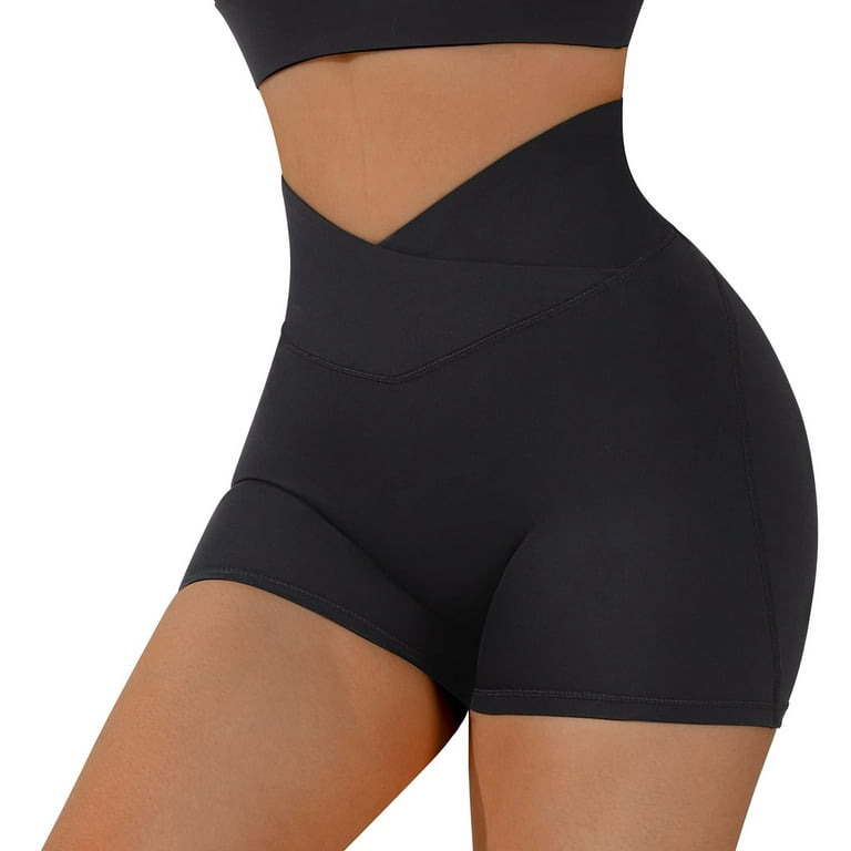 Aayomet Yoga Pants Hight Women's Workout Yoga Leggings Running Waist Sports  Fitness Pants Yoga Pants Biker Shorts Spandex,Black S 
