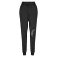 thumbnail image 5 of ShomPort Fall Sweatpants for Women Trendy Graphic Print High Waist Joggers Pants Lounge Pocket Pants, 5 of 5