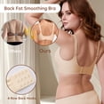 thumbnail image 3 of Nimiah Comfortable Seamless Full Coverage Bra for Women Wireless Bras with Soft Support Regular Size, 3 of 7