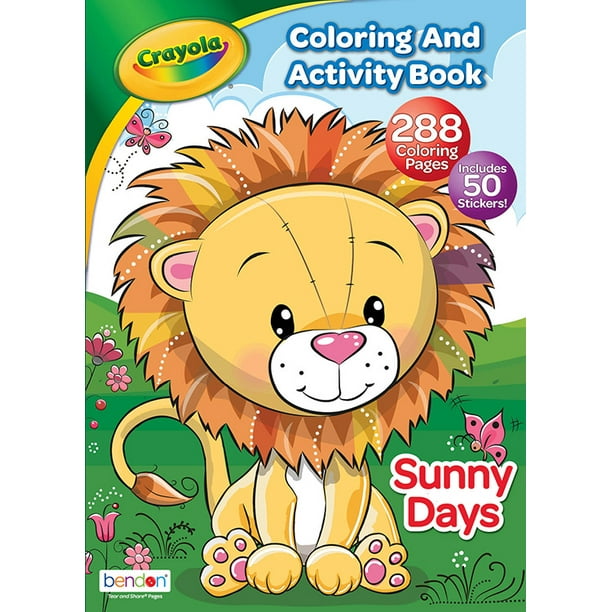 Crayola Sunny Days Coloring Book, 288 Pages - Walmart.com - Walmart.com
