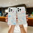 thumbnail image 4 of compatible iPhone 7 Plus / 8 Plus Fresh Small Floral Phone Case Drop Glue Protective Cover Cheap and fine, 4 of 4