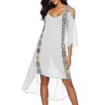 thumbnail image 2 of Pretty Comy Women Chiffon Swimsuit Cover Up Tassels Beach Wear Swimwear Bathing Suits Summer Mini Dress Loose Solid Pareo Cover Ups Purple, 2 of 5
