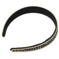 thumbnail image 7 of Unique Bargains Rhinestone Headband for Women1 Inch Wide Black, 7 of 7
