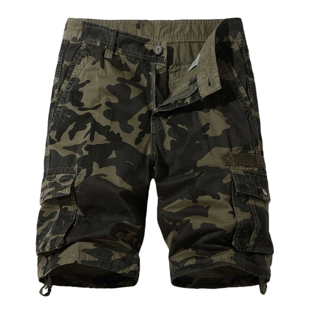 WILLBEST Pantalones Cortos Cortos para Hombre Pantalones Cortos Casuales de Cintura Elástica A La Moda para Hombre