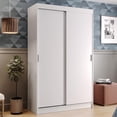 thumbnail image 1 of Ropero Closet Madesa Tokio 2 Puertas Corredizas Blanco 1, 1 of 10