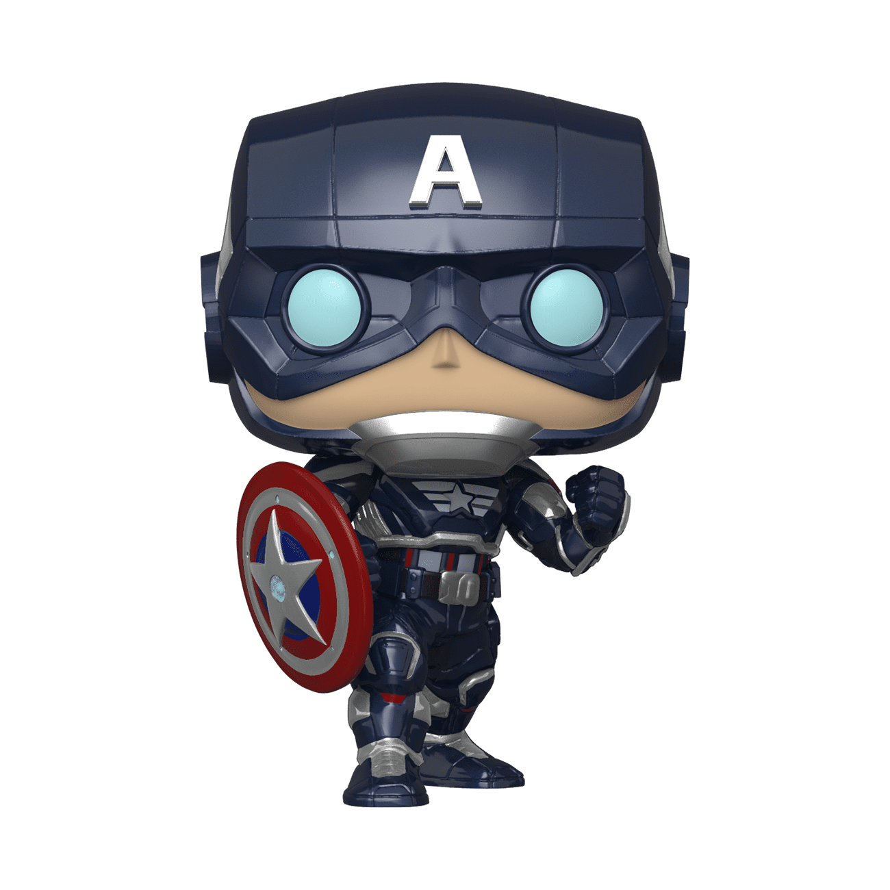Funko POP! Marvel: Avengers Game - Captain America (Stark Tech Suit) -  