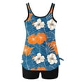 thumbnail image 5 of FDGIU ‌2025 Trendy Women's Floral Tankini Swimwear Set, Modest Athletic Bathing Suit with Shorts, Tummy Control Two Piece Swimsuits for Beach & Pool;High Waisted Swimsuit, 5 of 6