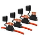 thumbnail image 2 of 4 Uds. Portafusibles en línea portafusibles de repuesto automotriz con 4 Uds. Fusibles de 40 amperios cable rojo resistente calibre 10 para camiones Hugo Portafusibles en línea, 2 of 7