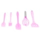 thumbnail image 2 of Juego de 5 espátulas de silicona para repostería casera, utensilios de cocina, decoración de pasteles, color rosa, 2 of 14