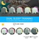 thumbnail image 2 of Bonito reloj despertador para niños, (verde), luz nocturna ajustable multifuncional, cuenta atrás, repetición, Control de voz, reloj recargable, 2 of 5