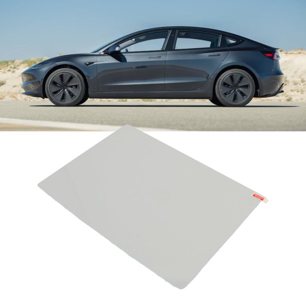 Película protectora de pantalla de control central protector de vidrio templado antideslumbrante para pantalla de coche para pantalla de 154 pulgadas para modelo 3 ANGGREK Otros