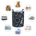 thumbnail image 6 of Balery Anchor and Lighthouse Round Laundry Basket with Handles Waterproof Freestanding Laundry Hamper for Clothes Toys in the Dorm and Family-Small, 6 of 8