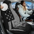 thumbnail image 2 of Garronmavis Two Piece Fuzzy Front Car Seat Covers Love Hearts Cars Seats Cover Fit for SUV,Sedan,Trucks Soft Car Seat Blanket Easy to Install, 2 of 7