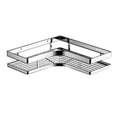 thumbnail image 1 of Stainless Steel Corner Shower Shelf No Drilling, with Non-Marking Adhesives for Home, 1 of 4
