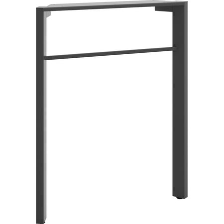 basyx by HON Manage Desk Leg, Ash