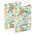 thumbnail image 5 of joogoo A5 Spiral Journal Notebook Zoo Elephant Monkey Giraffe College Ruled Notebooks 8.3" x 5.7" 1 PC, 5 of 8