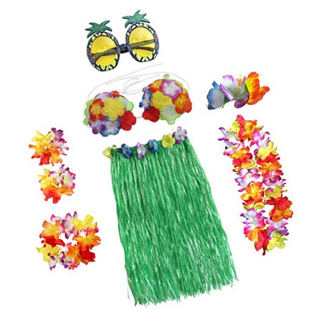 Minnieouse de hierba hawaiana, adorno de vestir, suministros para fiestas, exquisita moda para mujer, accesorio de vestuario Prendas para la parte inferior del cuerpo Tipo 8