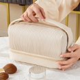 thumbnail image 3 of Bolsa de maquillaje, bolsa de cosméticos, bolsa de cosméticos de viaje de gran capacidad, bolsa de cosméticos portátil, bolsa de maquillaje de doble capa con espacio separado, 3 of 5