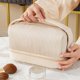 thumbnail image 3 of Bolsa de maquillaje, bolsa de cosméticos, bolsa de cosméticos de viaje de gran capacidad, bolsa de cosméticos portátil, bolsa de maquillaje de doble capa con espacio separado, 3 of 5