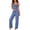 01 Dark Blue, variant on Womens 2 Piece Outfits, Lace Trim Spaghetti Strap Tank Top with Wide Leg Pants Loungewear Summer Matching Sets