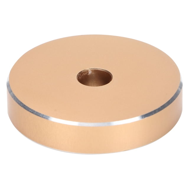 Adaptador de Tocadiscos de 45 rpm, Hoja de Conversión de Orificio Grande, Adaptador de Aluminio, Para Tocadiscos de 7 Pulgadas
