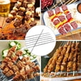 thumbnail image 4 of Pedoxline 13.2 inch Stainless Steel BBQ Skewers 20PCS, Reusable Grilling Skewer Sticks with Portable Tube Case for Outdoor Cooking & Barbecue Party, 4 of 6