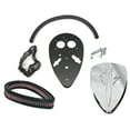 thumbnail image 2 of Baron Chrome Pinstripe Big Air Cleaner Kit '06-17 Kawasaki VN900 (BA-2074-13), 2 of 2