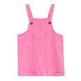 thumbnail image 3 of TAIAOJING Toddler Boys Girls Solid Color Cute Shorts Child Cute Bib Pants Lovely 4-5Y, 3 of 3