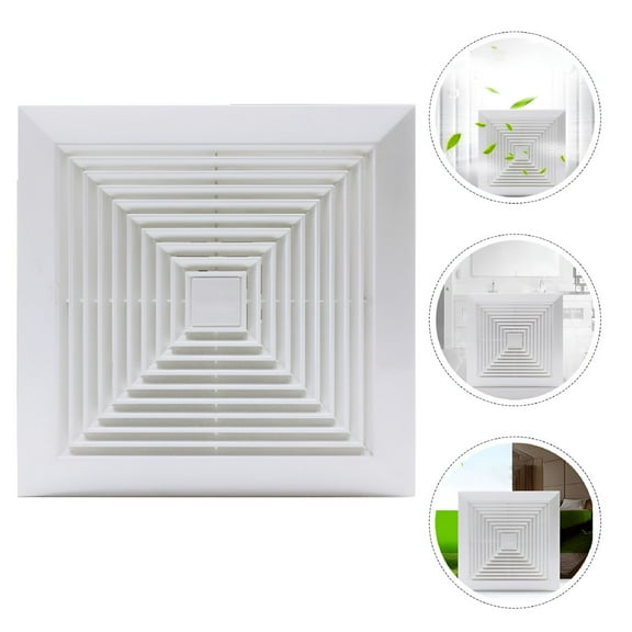 HIBIBUD Bathroom Fan Exhaust Fan Ventilation Silent Exhaust Fan Kitchen Bathroom Ventilation Exhaust Fan,9.45"X9.45"X4.72"