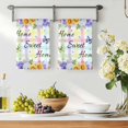 thumbnail image 3 of Spring Wildflowers Kitchen Towels Set of 3, Watercolor Floral Leaf Colorful Plaid Absorbent Dish Towels for Kitchen, Microfiber Hand Towel, Quick Drying Tea Towel for Cleaning Decorative Dishcloths, 3 of 7
