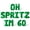 Green, variant on Letter Balloons - OH SPRITZ IM 60 16" Inch Alphabet Letters Foil Mylar Balloon 60th Birthday Party Banner (Purple)