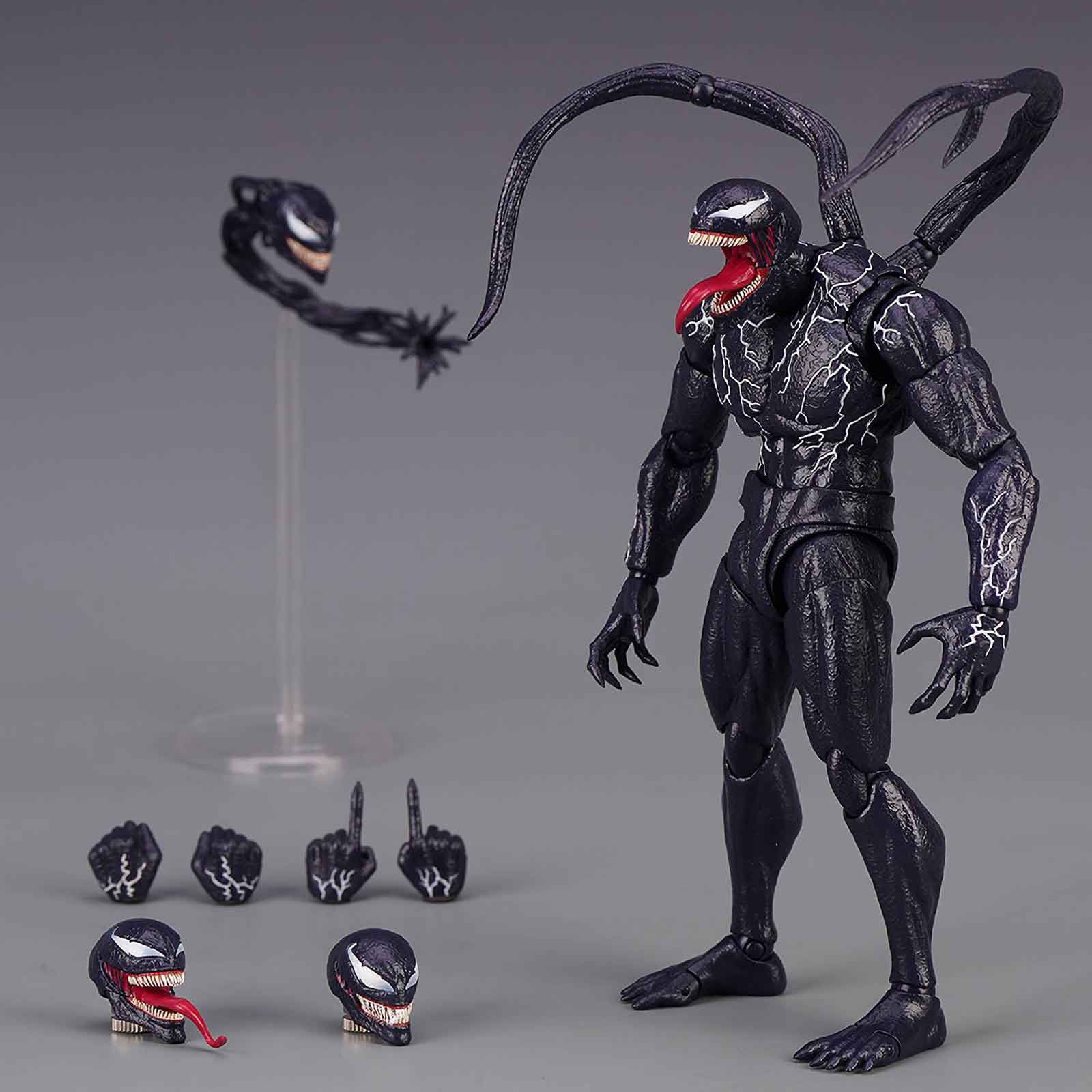 Venoms Action Figure Venom3: Let There Be Carnage 7-Inch 1/12 Scale Figures Moveable Joints PVC Figure Figurine Toys
