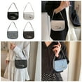thumbnail image 2 of Saddle Bag For Fashion Women PU Leather Handbag Evening Bag Party Purse Small Handbag Suitable for Various Occasion, 2 of 2