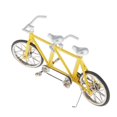 thumbnail image 4 of :16 Tandem Bike Model Toy Collectibles Birthday Gifts , Yellow, 4 of 7