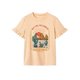 thumbnail image 1 of Camiseta de manga corta para mujer, camiseta informal con cuello redondo y ajuste regular para viajar SG, 1 of 7