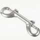 thumbnail image 5 of Greeniant Perno Gancho de seguridad Ganchos de doble punta resistentes a la corrosión Clips de metal de alta dureza Usar cadena de correa Plata Type2 NO2, 5 of 6