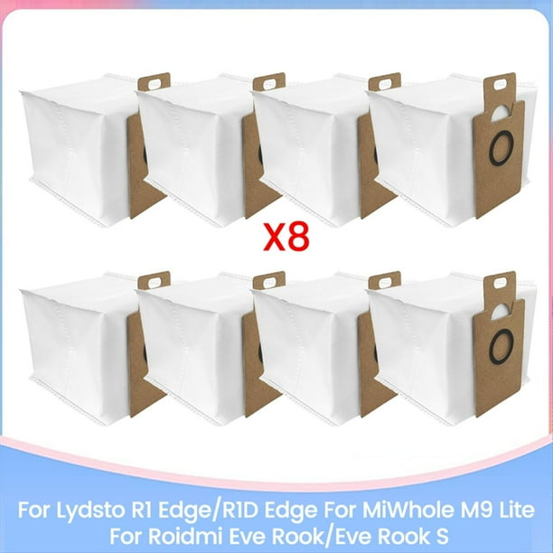 Bolsa para Polvo para R1 Edge/R1D Edge, para MiWhole M9 Lite, para Eve /Eve S, Repuestos, Limpieza Eficiente A
